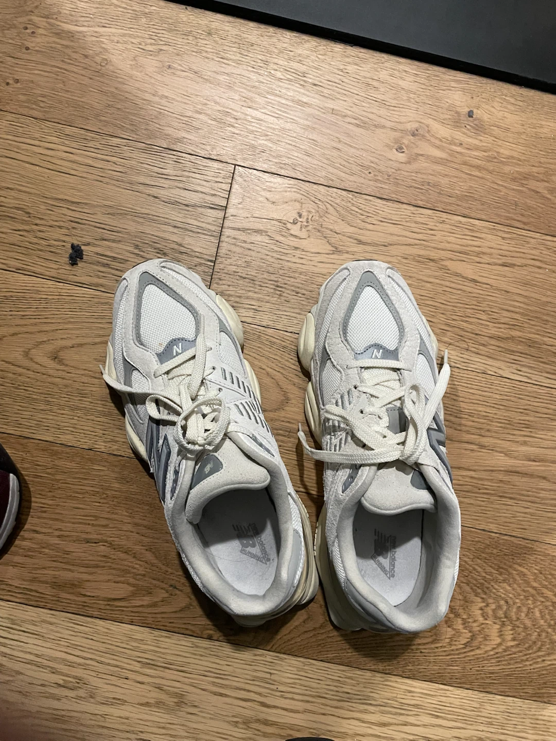 New Balance 9060 Cream White Sneakers - photo 4