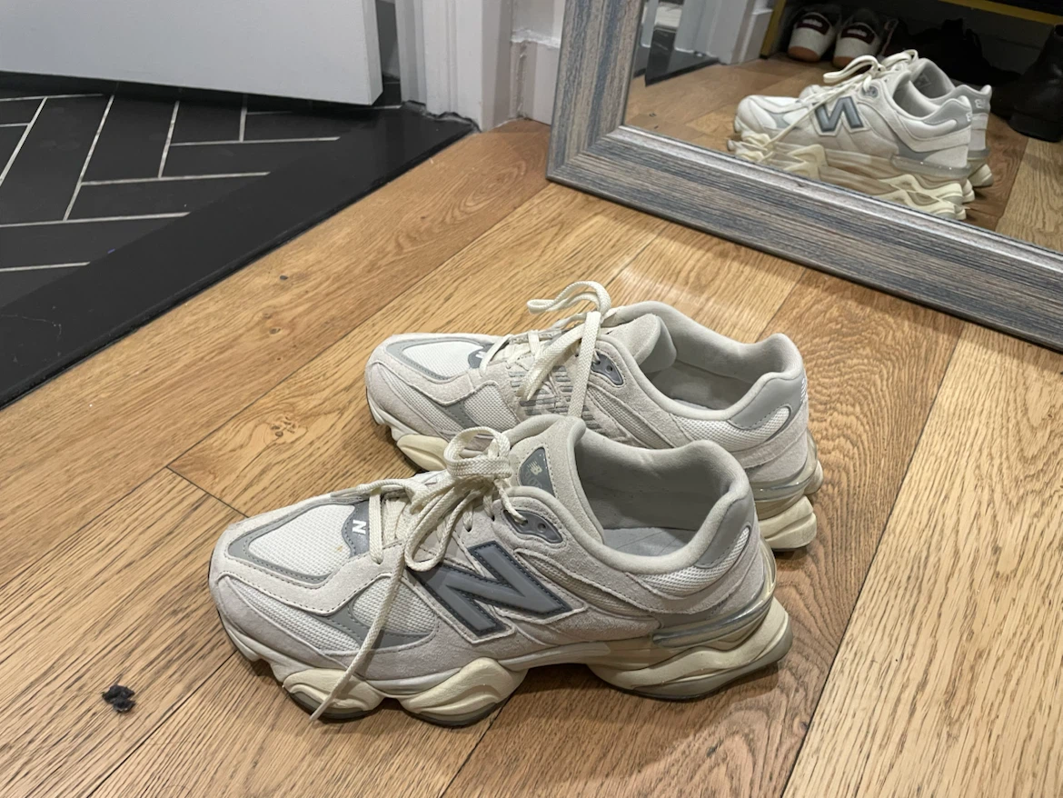 New Balance 9060 Cream White Sneakers