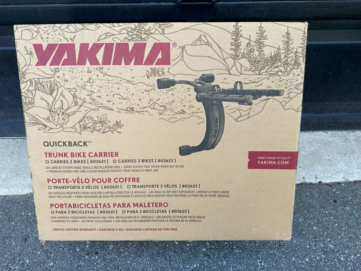 Yakima QuickBack Trunk Bike Carrier