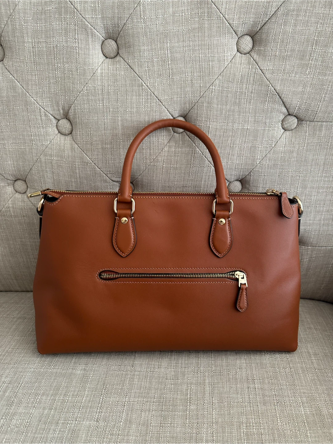 Coach Brown Leather Satchel Handbag - photo 2