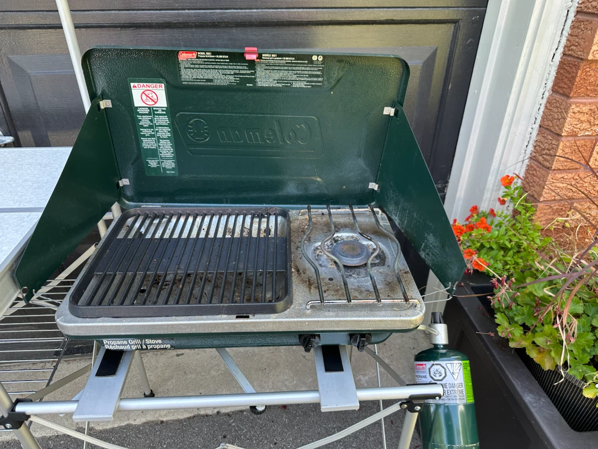 Coleman Propane Grill and Stove Combo