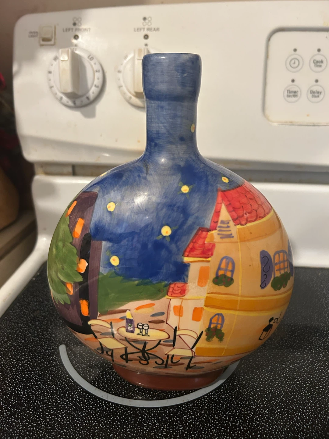 Hand-painted Ceramic Decorative Bottle