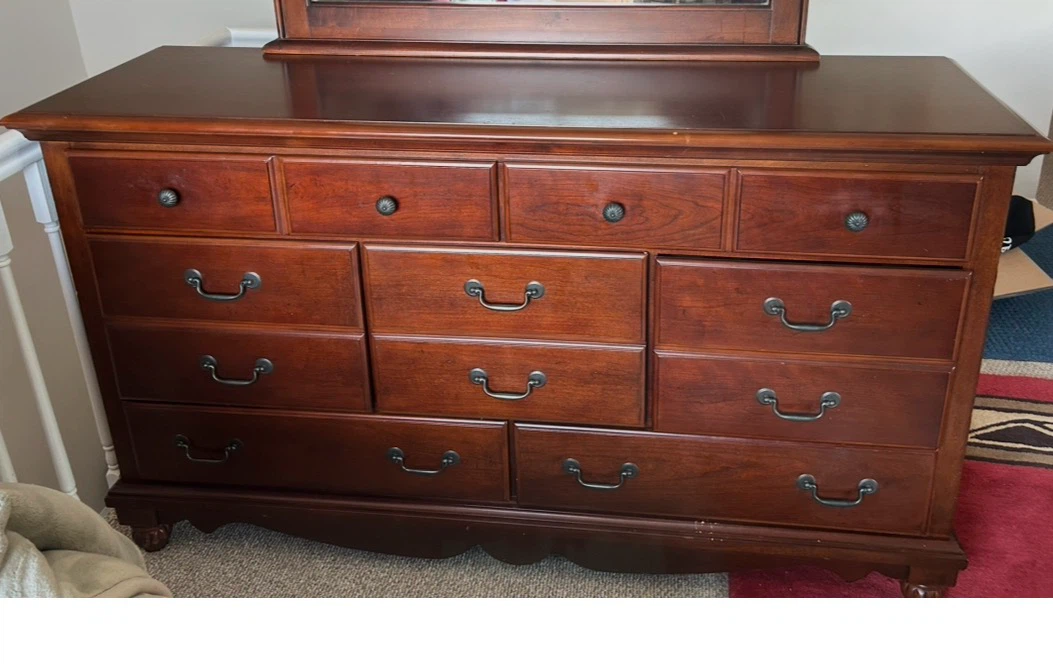 Chippendale style 7 Drawer Dresser