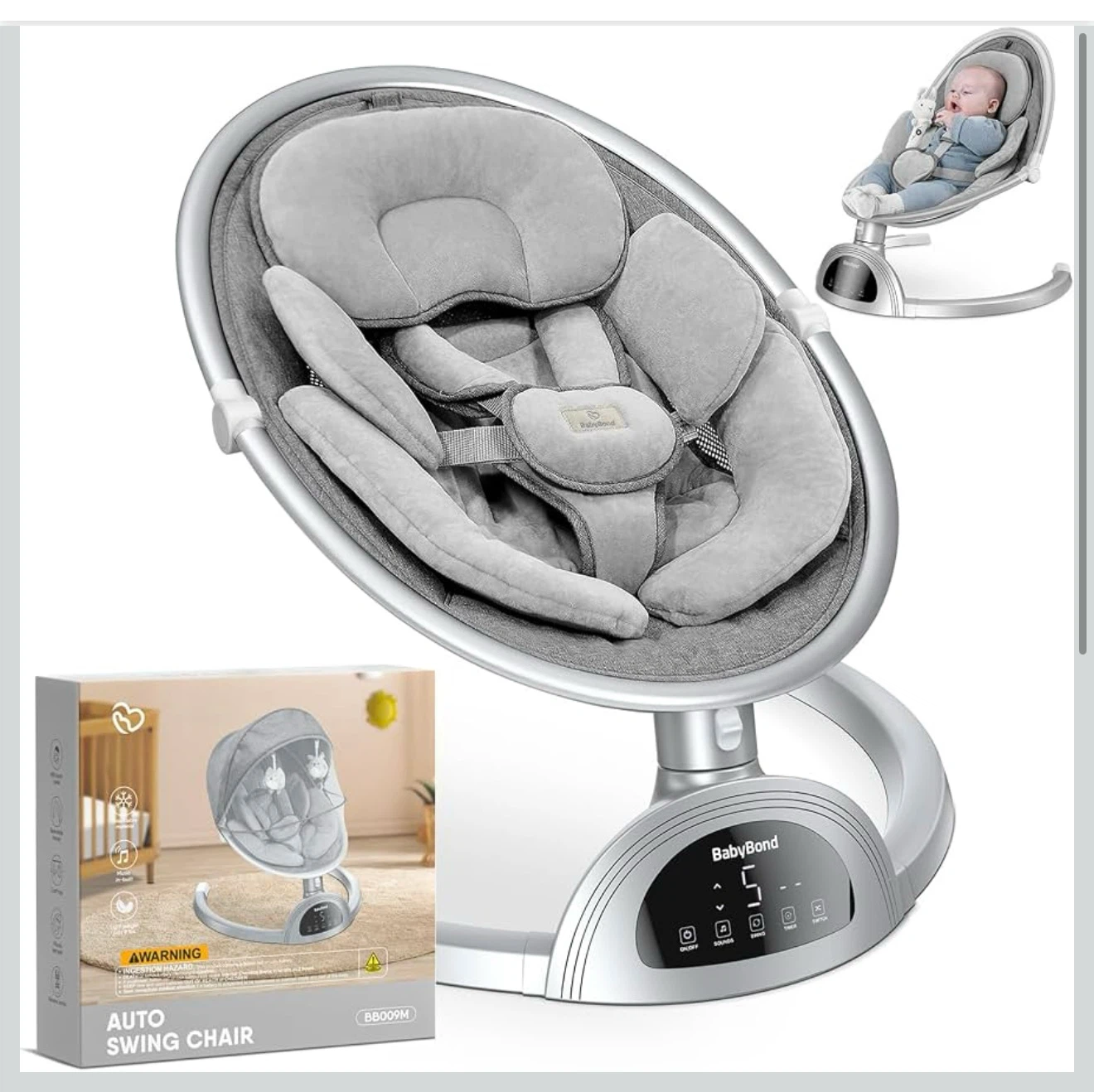 BabyBond Auto Swing Chair - photo 2
