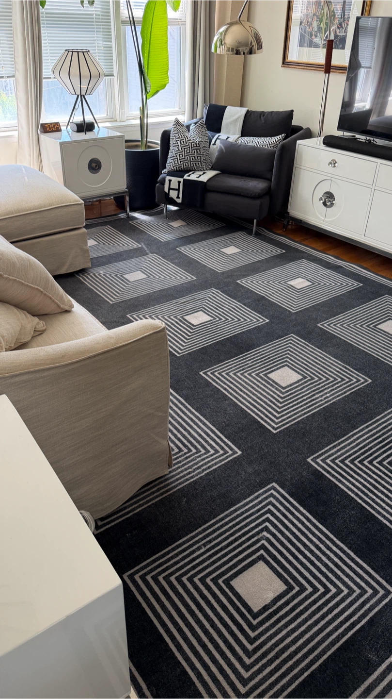Jonathan Adler Matrix Tufted Rug + Pad (9x12) - photo 2
