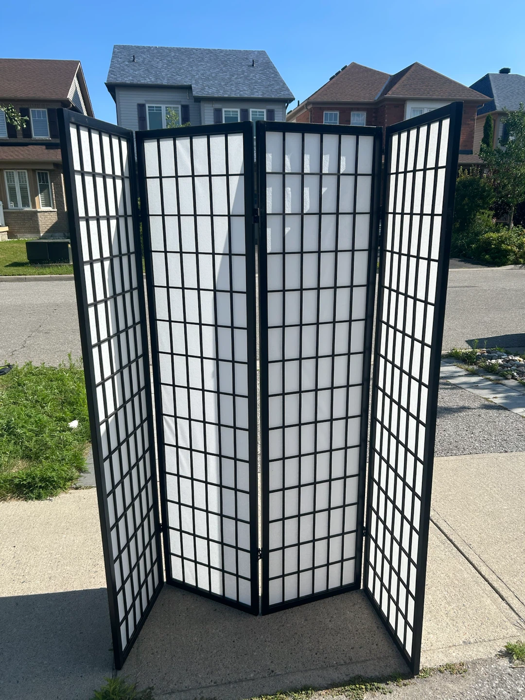 4- Panel Folding Screen Divider