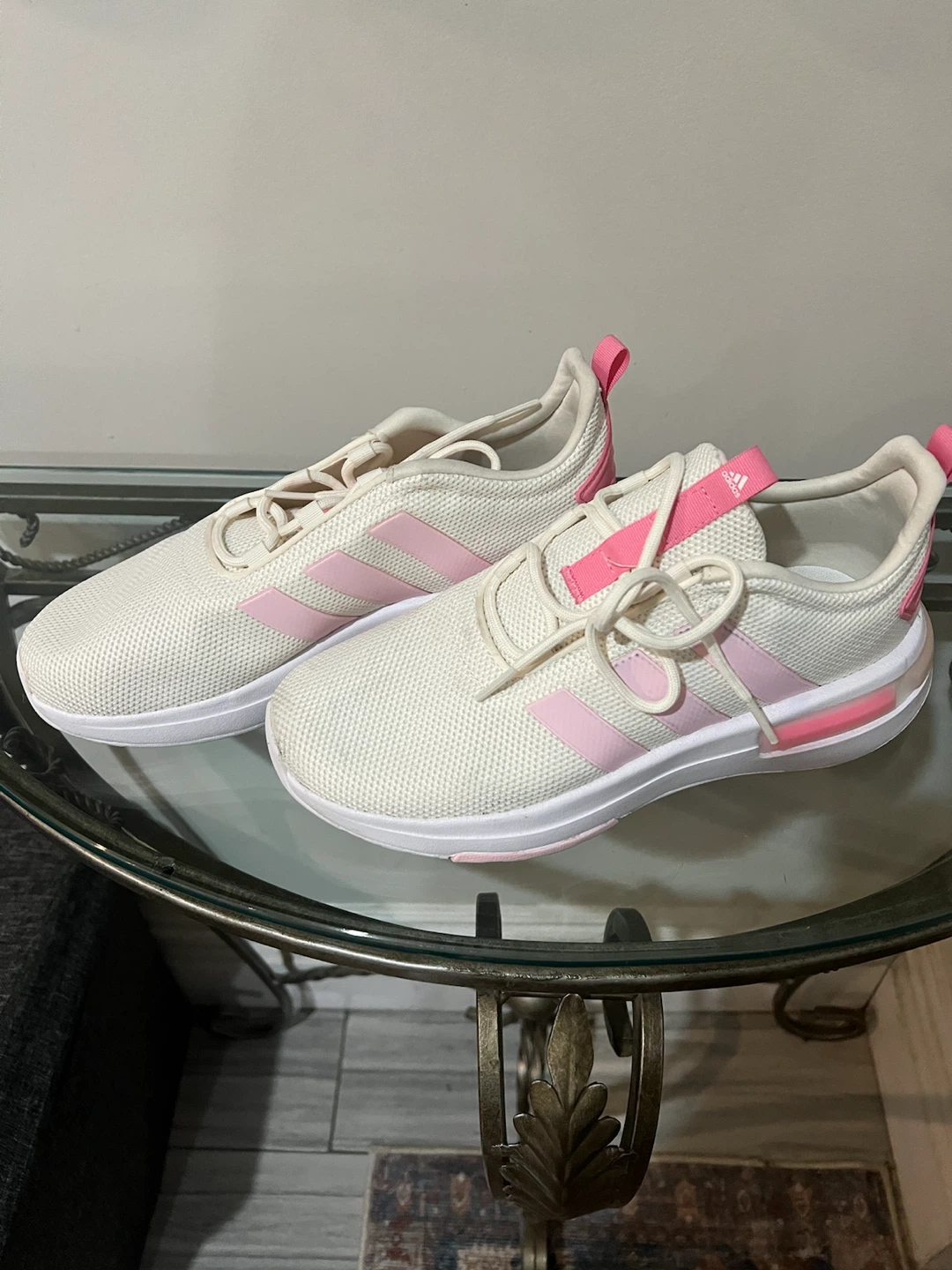 Adidas Women's Cloudfoam Shoes White/Pink - photo 4