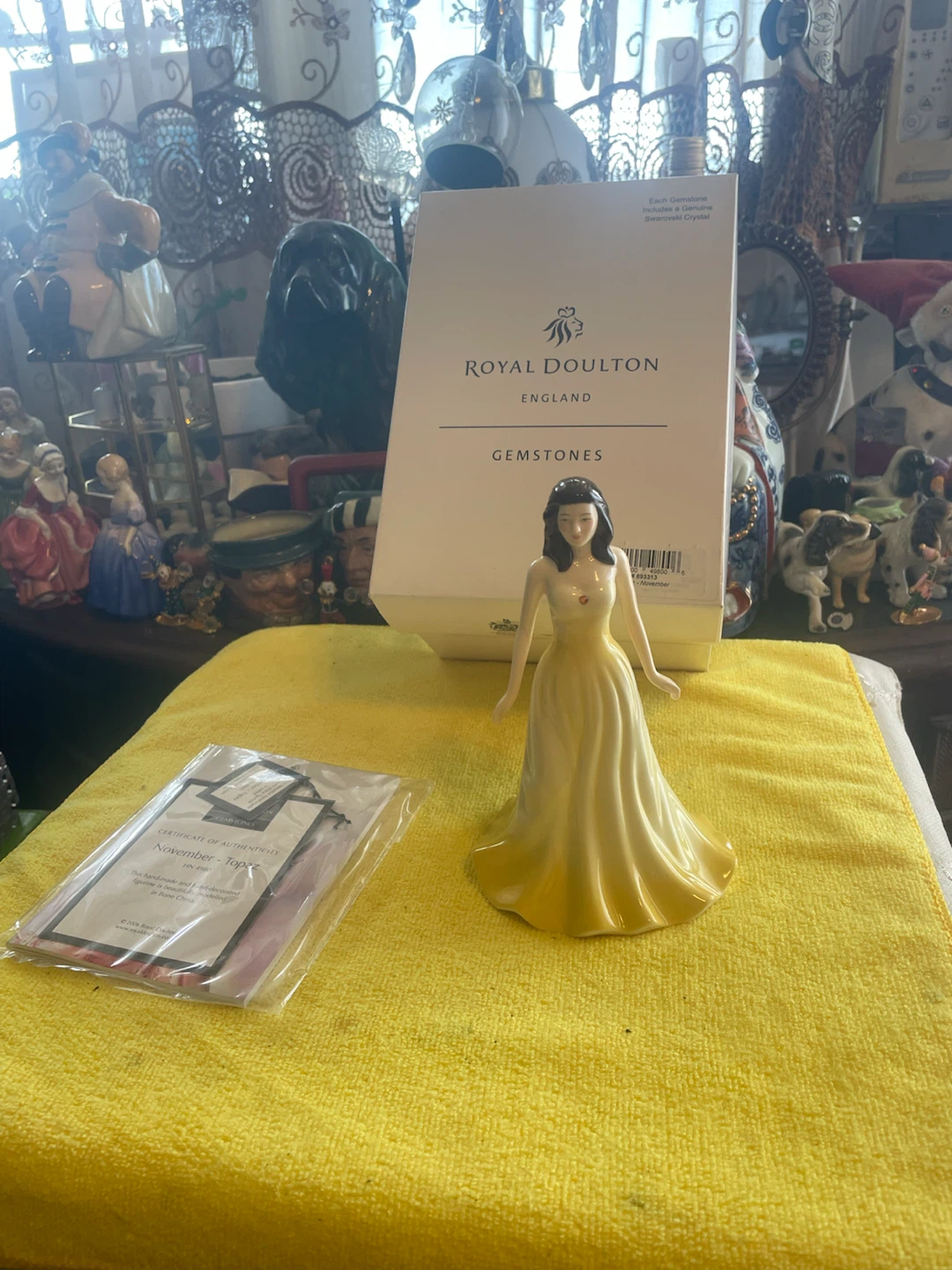 Royal Doulton Gemstones Collection November Topaz Figurine