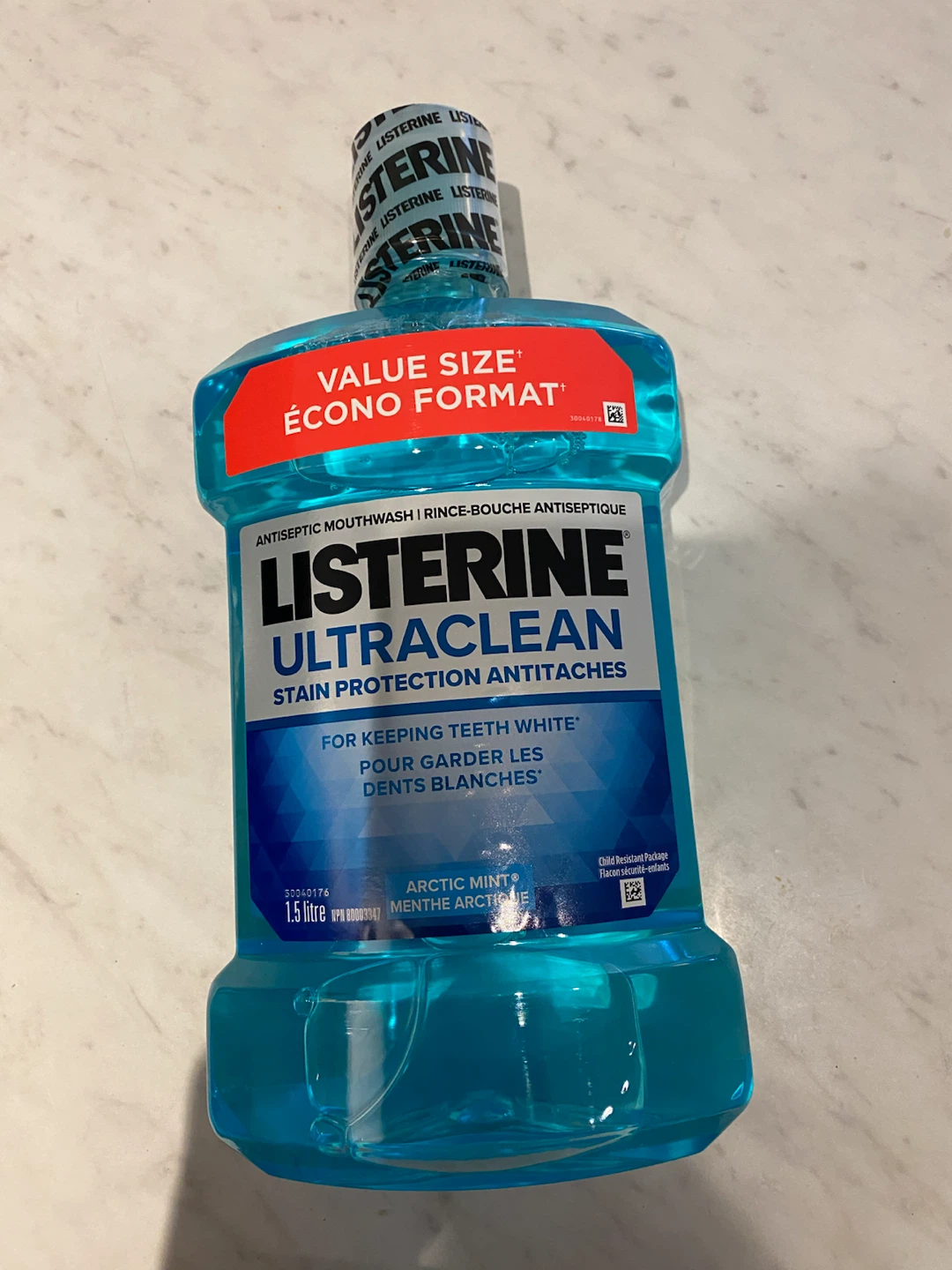Listerine Ultraclean Arctic Mint Mouthwash - 1.5 Litre