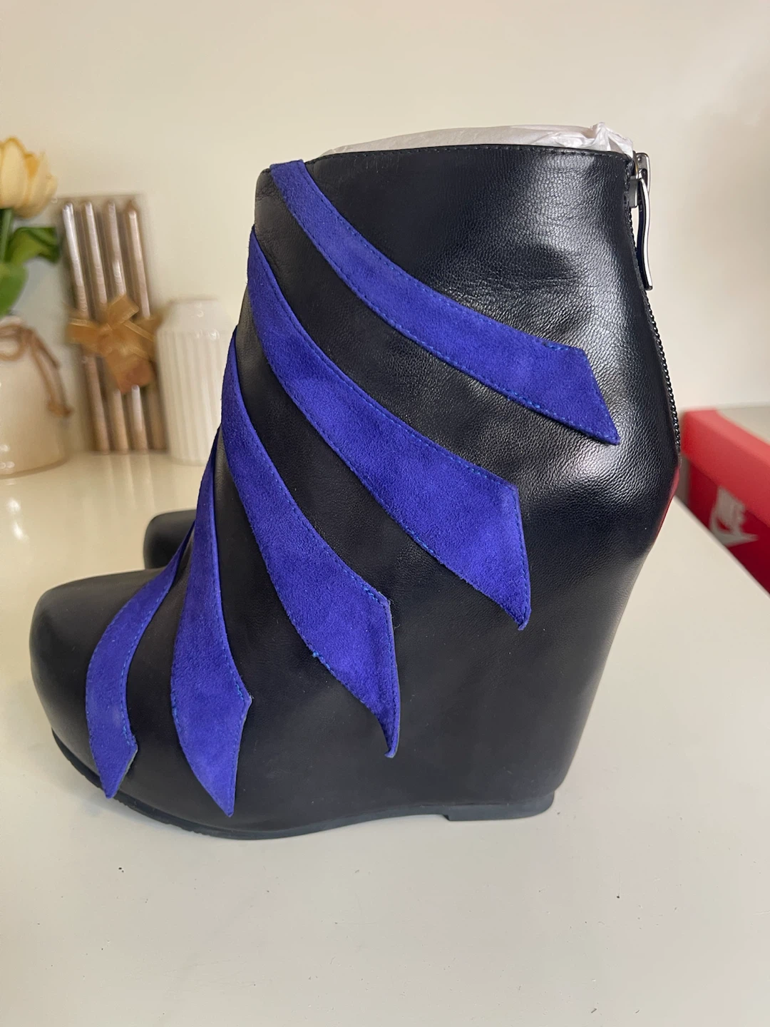 Bonnie Sue Wedge Ankle Boots - photo 4