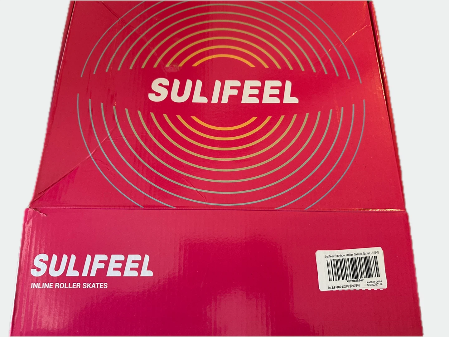 Sulifeel Rainbow Roller Skates