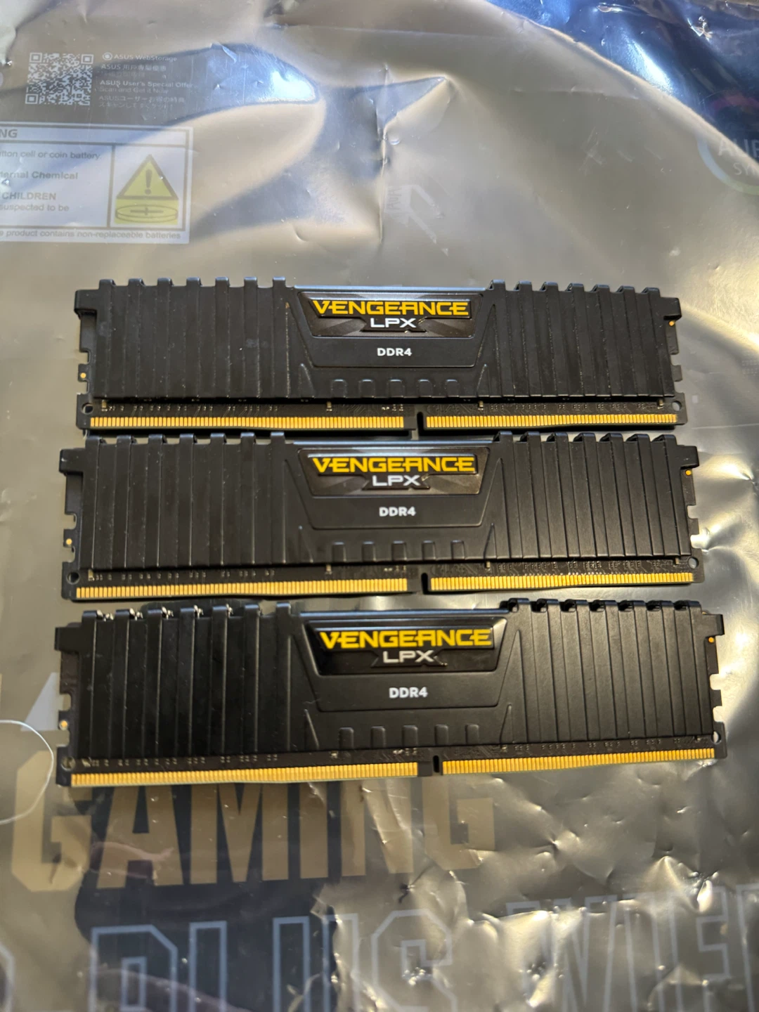 Corsair Vengeance LPX DDR4 Ram 3 Sticks