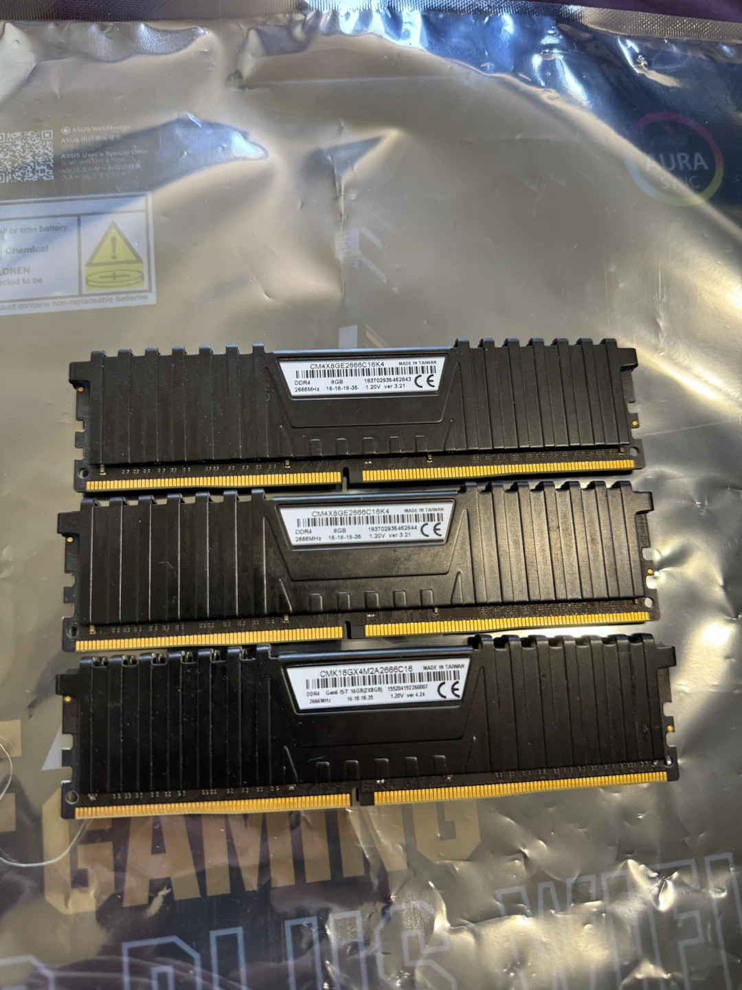 Corsair Vengeance LPX DDR4 Ram 3 Sticks - photo 2