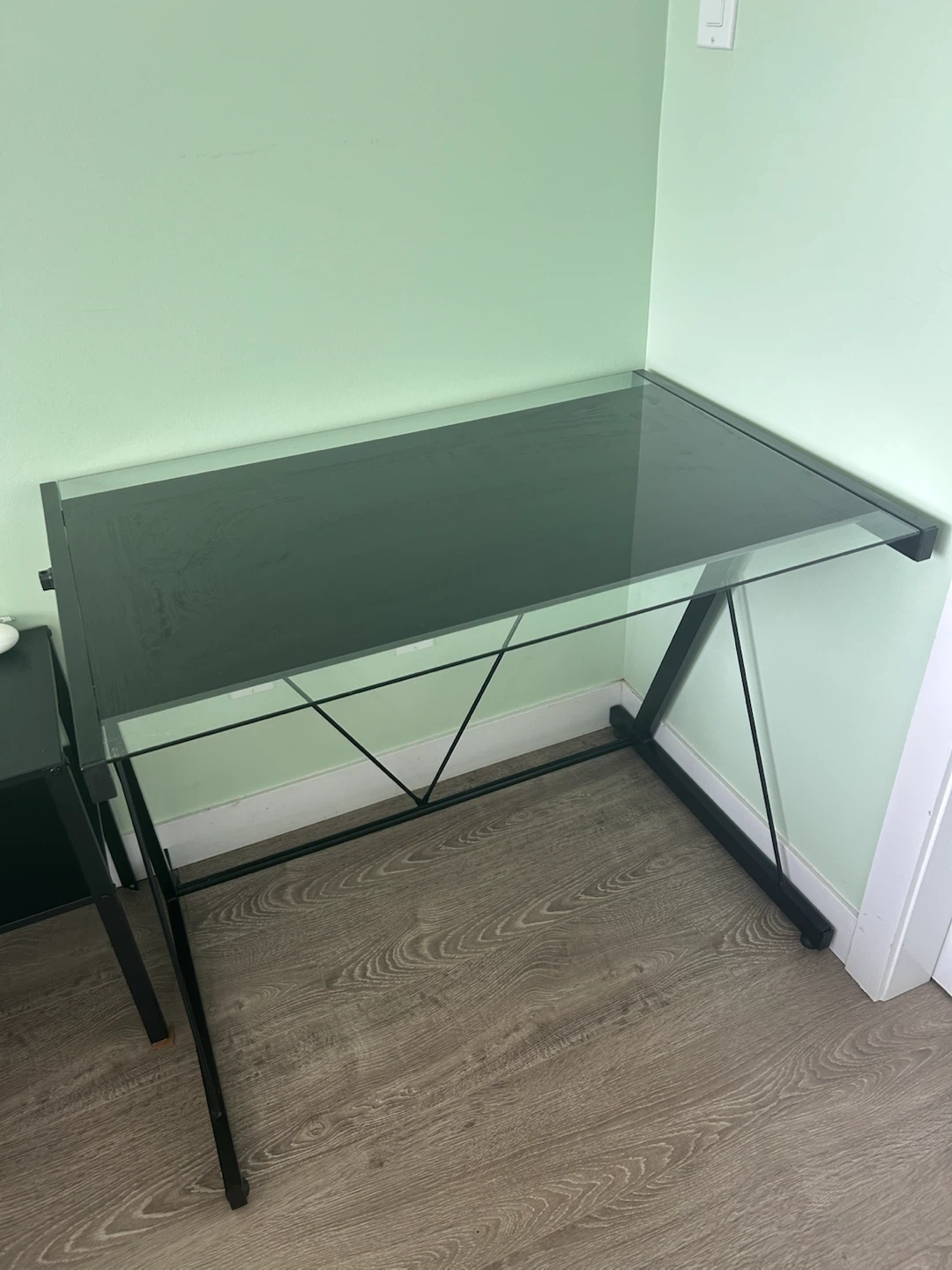 Glass Top Desk - photo 2