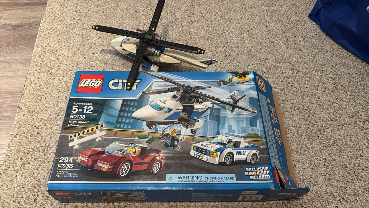 LEGO City 60138 High-Speed Chase Building Toy Set