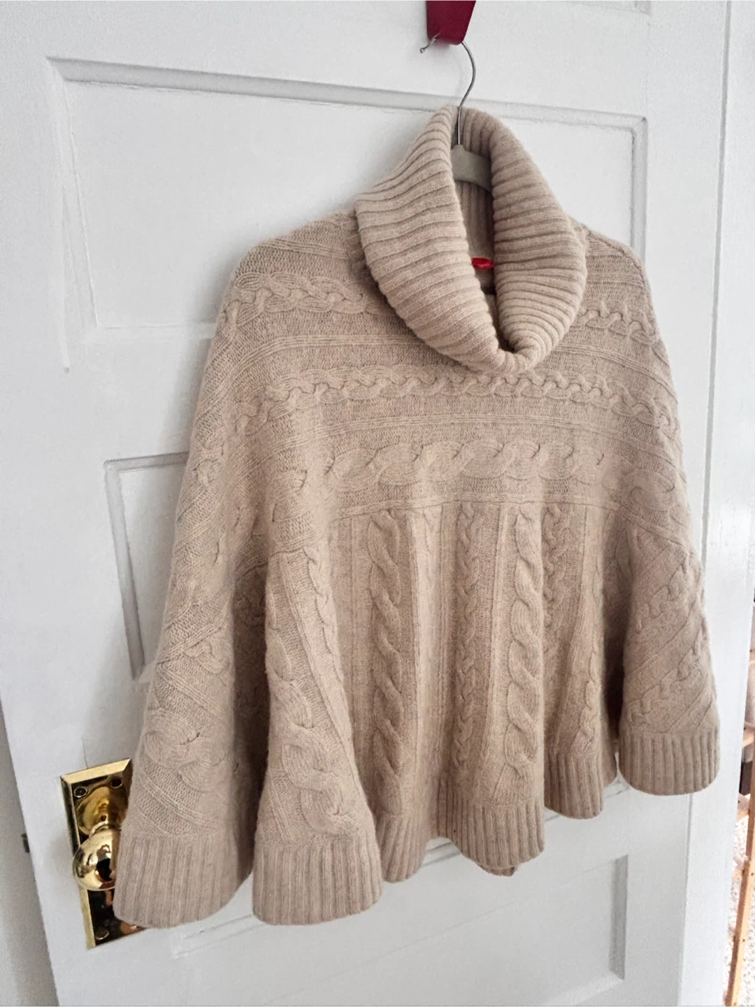 Esprit Cowl Neck Cable Knit Poncho - photo 5