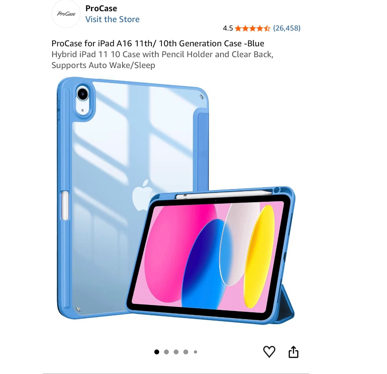 ProCase iPad Case for A16 11th/10th Gen - photo 3