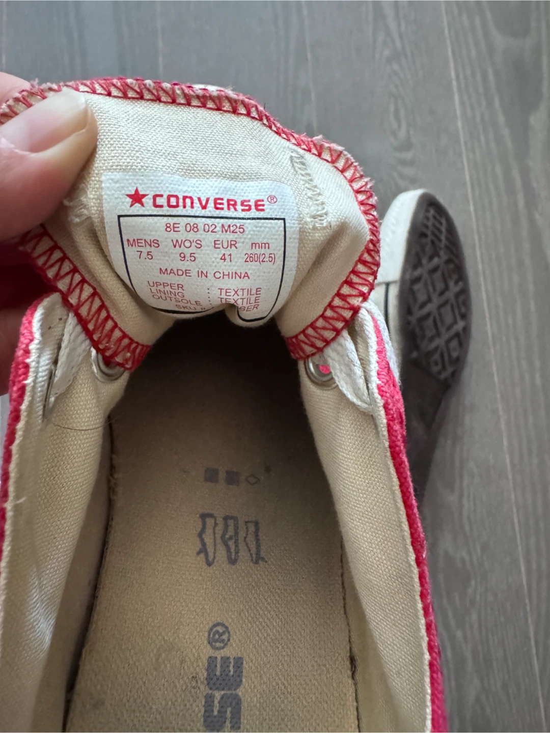 Converse All Star Red Low Top Sneakers - photo 5