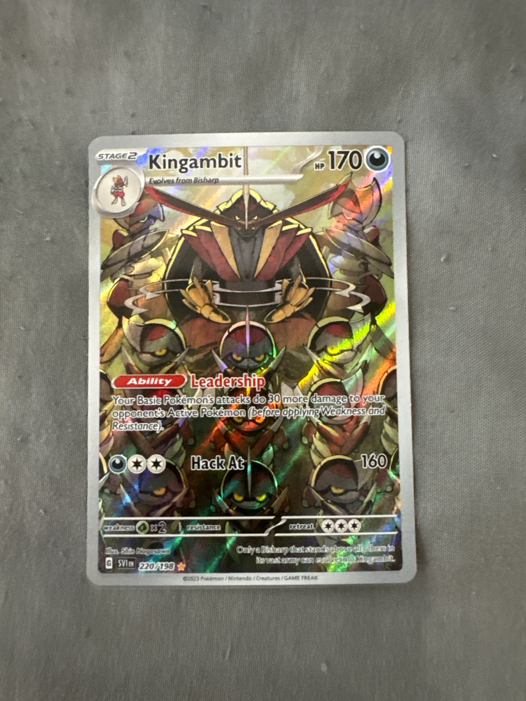 Pokemon Trading Card - Kingambit
