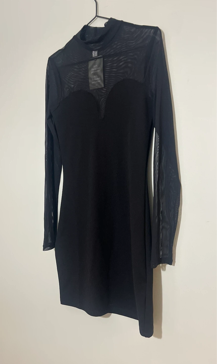 H&M New Sweetheart Mesh Mini Dress - photo 2
