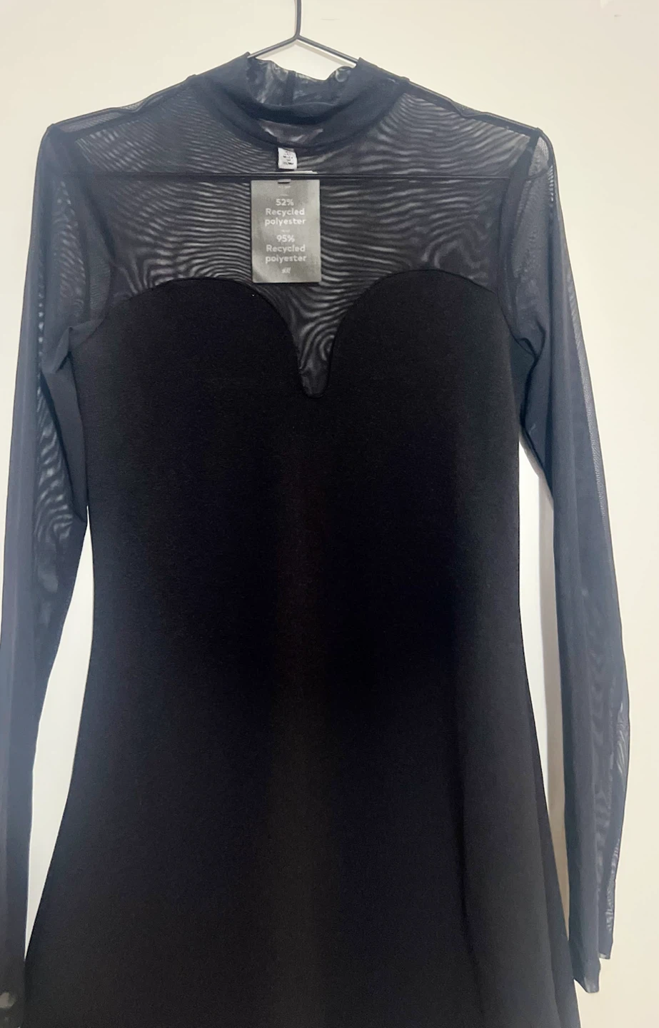 H&M New Sweetheart Mesh Mini Dress - photo 3