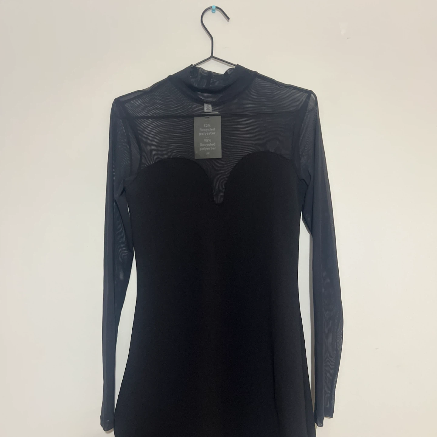 H&M New Sweetheart Mesh Mini Dress - photo 4