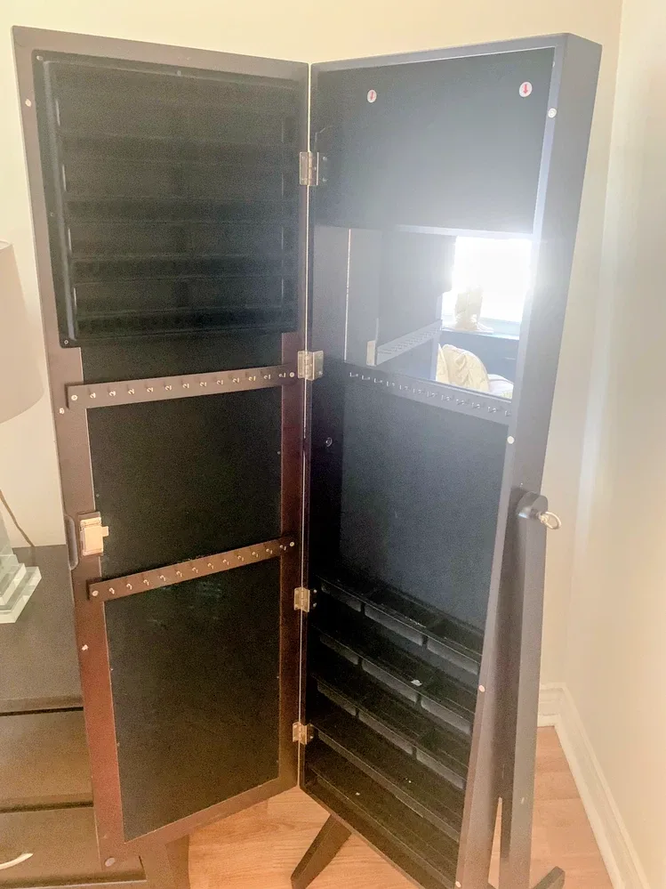 Standing Jewellery Armoire Mirror - photo 2