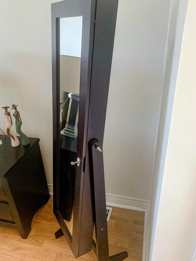 Standing Jewellery Armoire Mirror - photo 3
