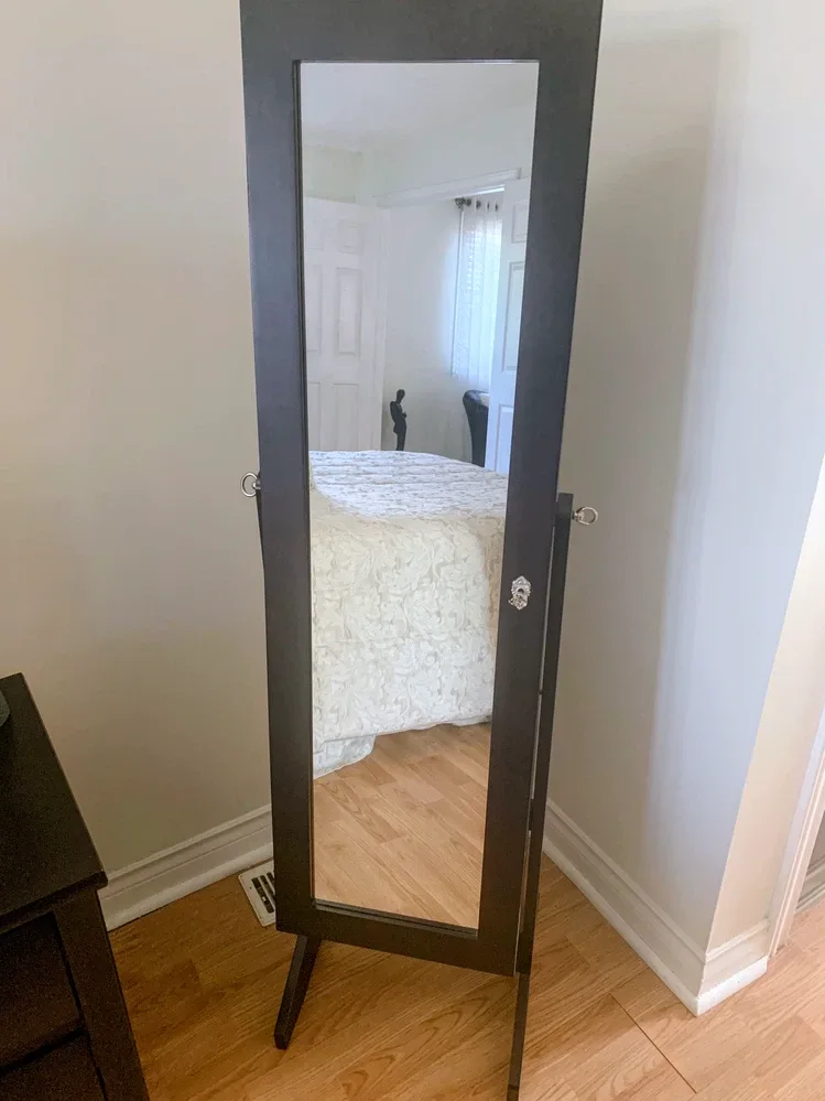 Standing Jewellery Armoire Mirror - photo 4