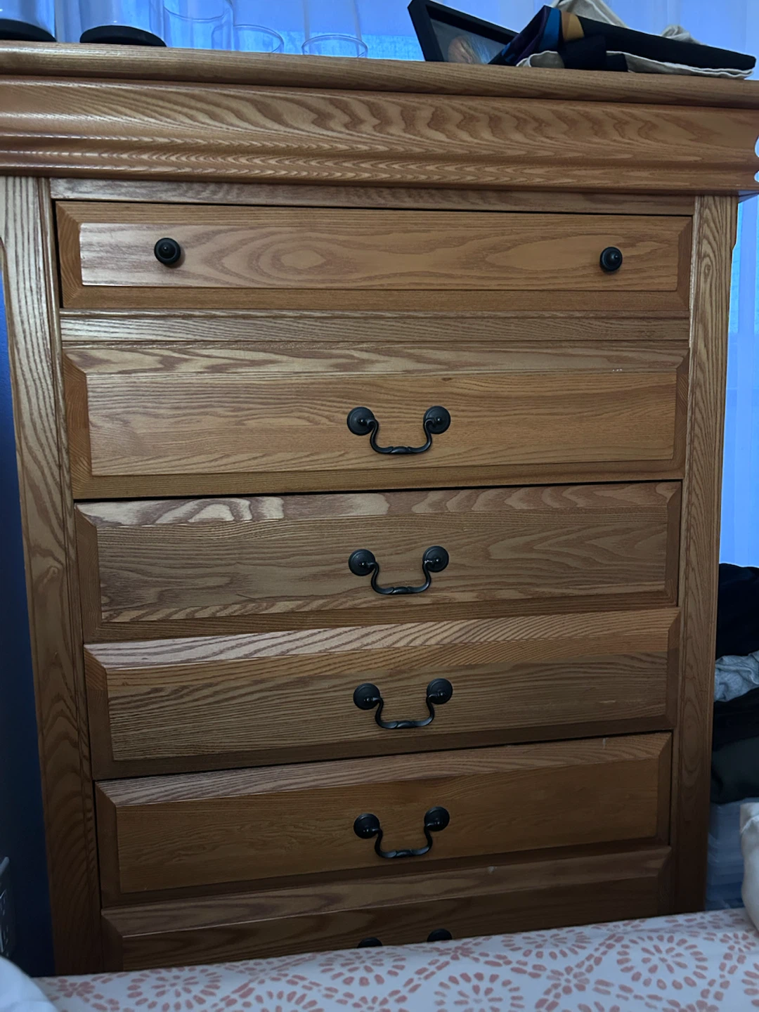 Wooden 5-Drawer Dresser