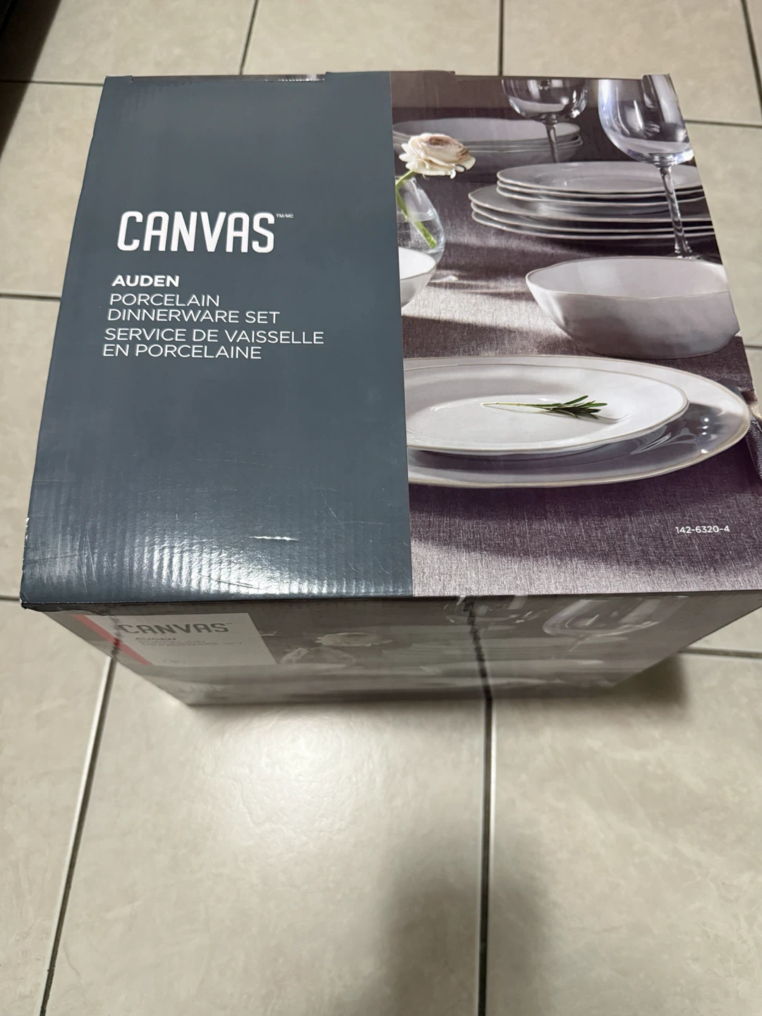CANVAS Auden Porcelain Dinnerware Set - 16 Pieces - photo 3