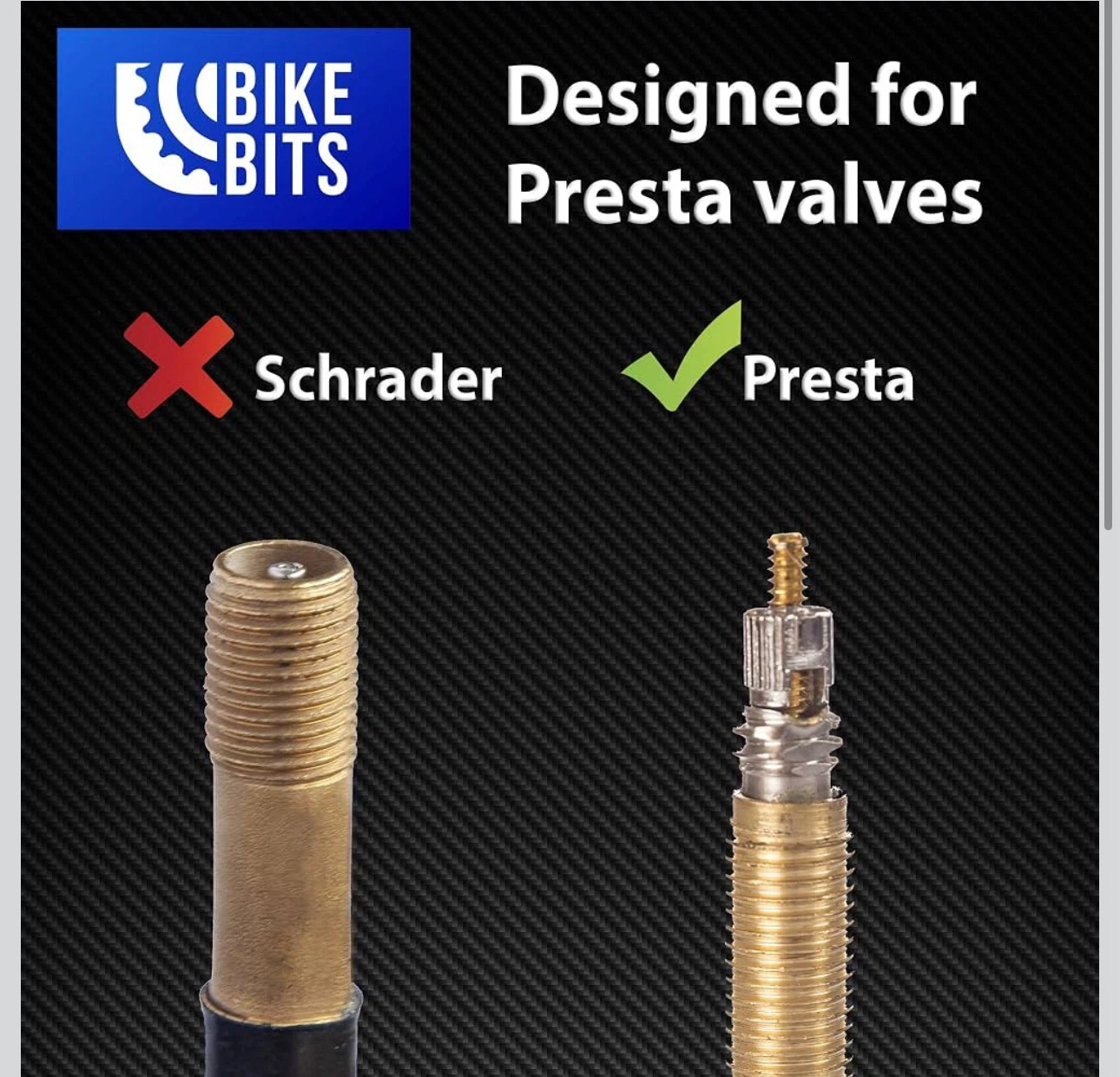 Bike Bits Anodized Aluminum Presta Valve Caps (4 Pack) - photo 3