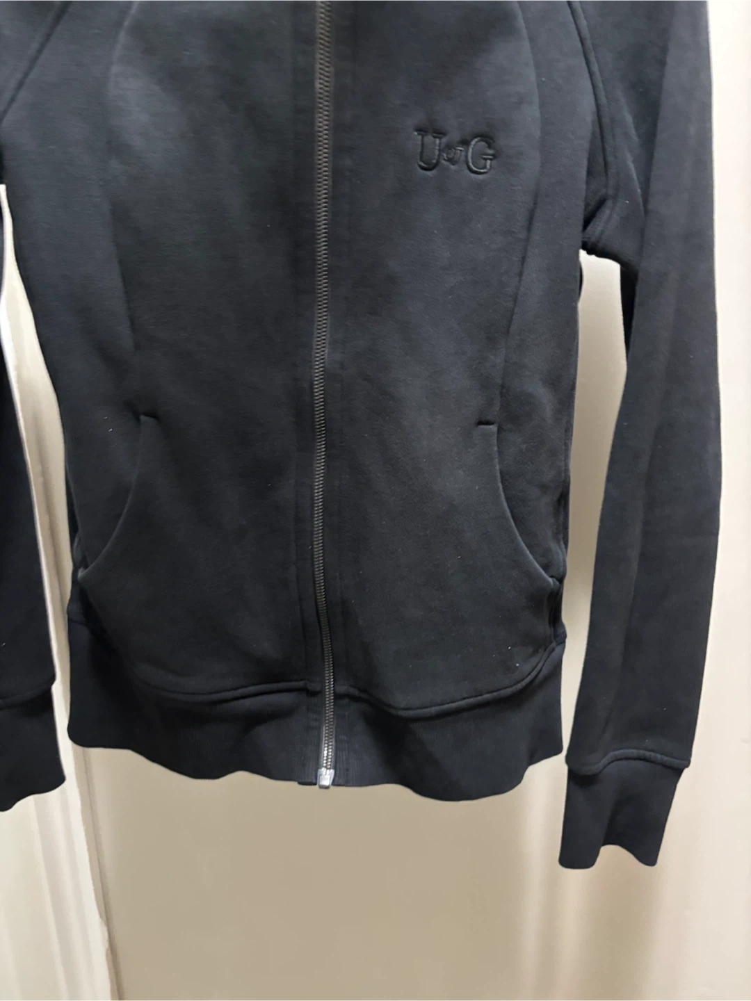 Black Lululemon Zip-Up Hoodie in good condition - photo 3
