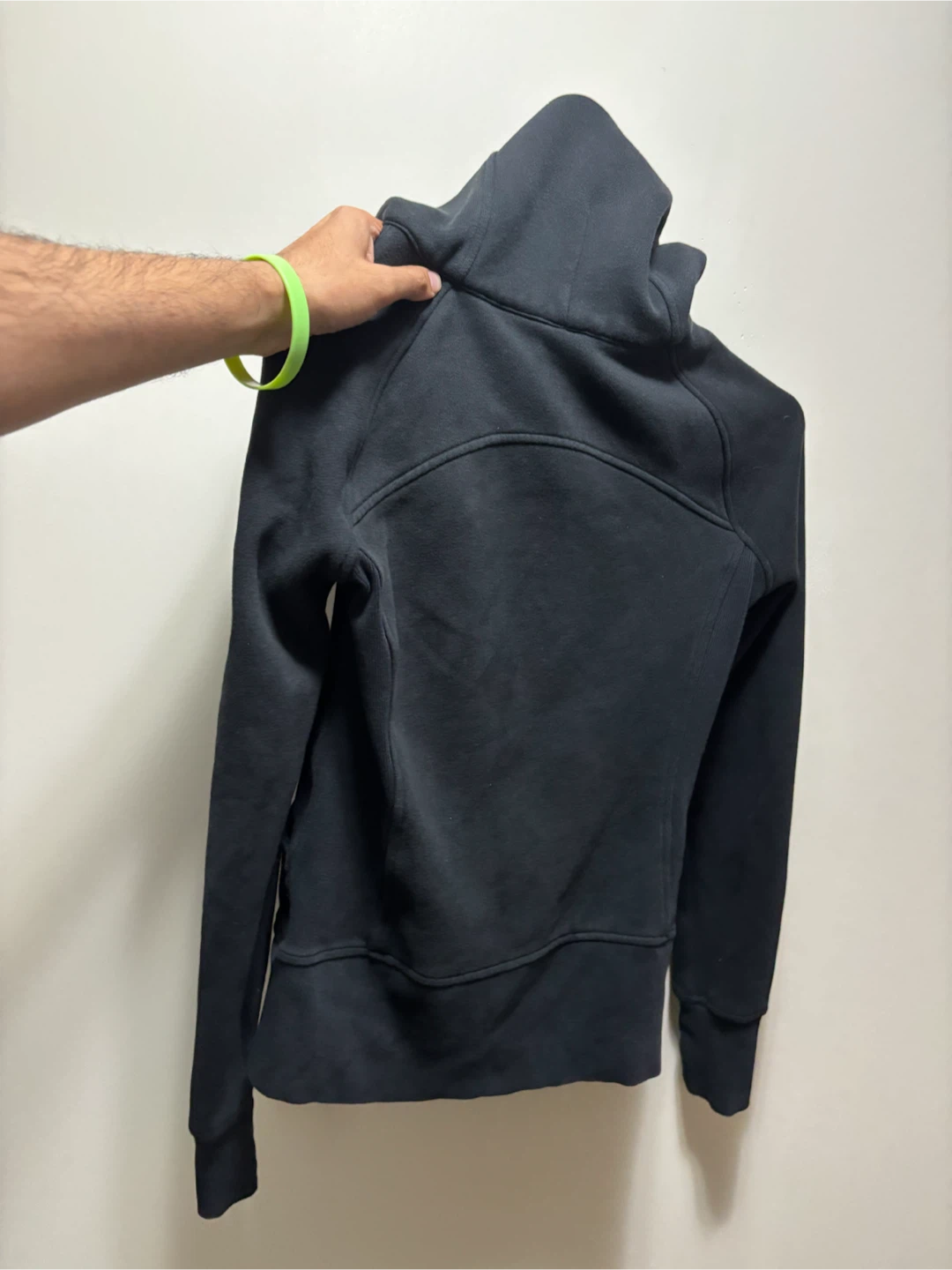 Black Lululemon Zip-Up Hoodie in good condition - photo 4