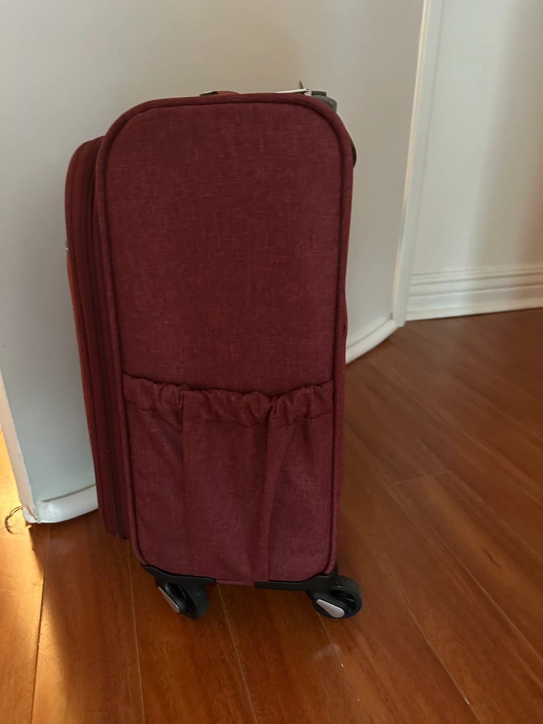 Maroon Carry-On Spinner Suitcase - photo 4