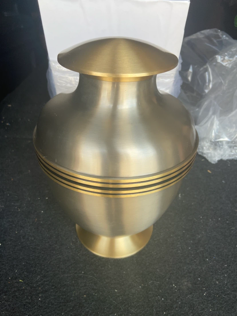 Brass Urn with Lid