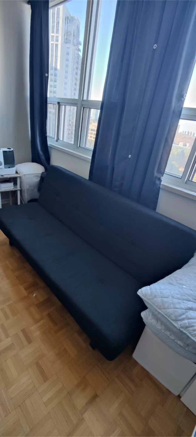 IKEA Black Sofa Bed