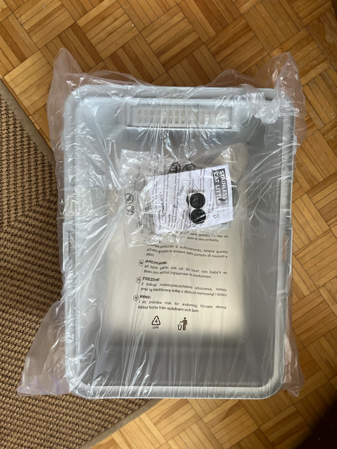 Stainless Steel Litter Box – XXXL 28” x 20.5” - photo 3