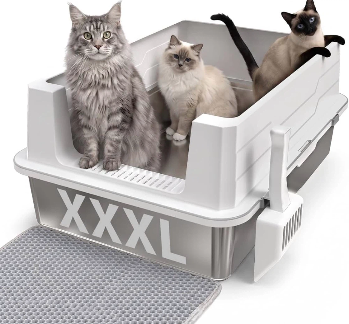 Stainless Steel Litter Box – XXXL 28” x 20.5” - photo 5
