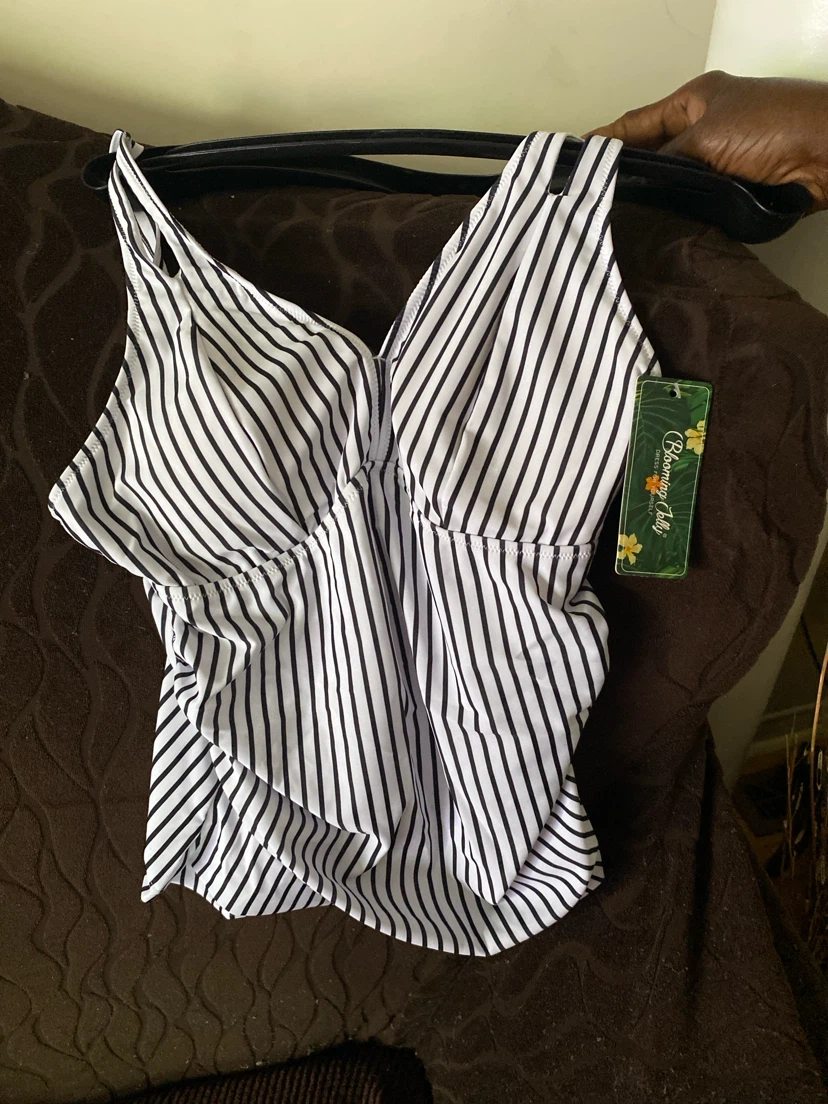 Blooming Julli Striped Tankini Top