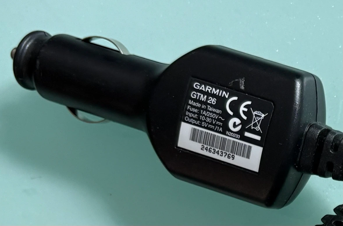 Garmin GTM 26 Traffic Receiver Car Charger - photo 2