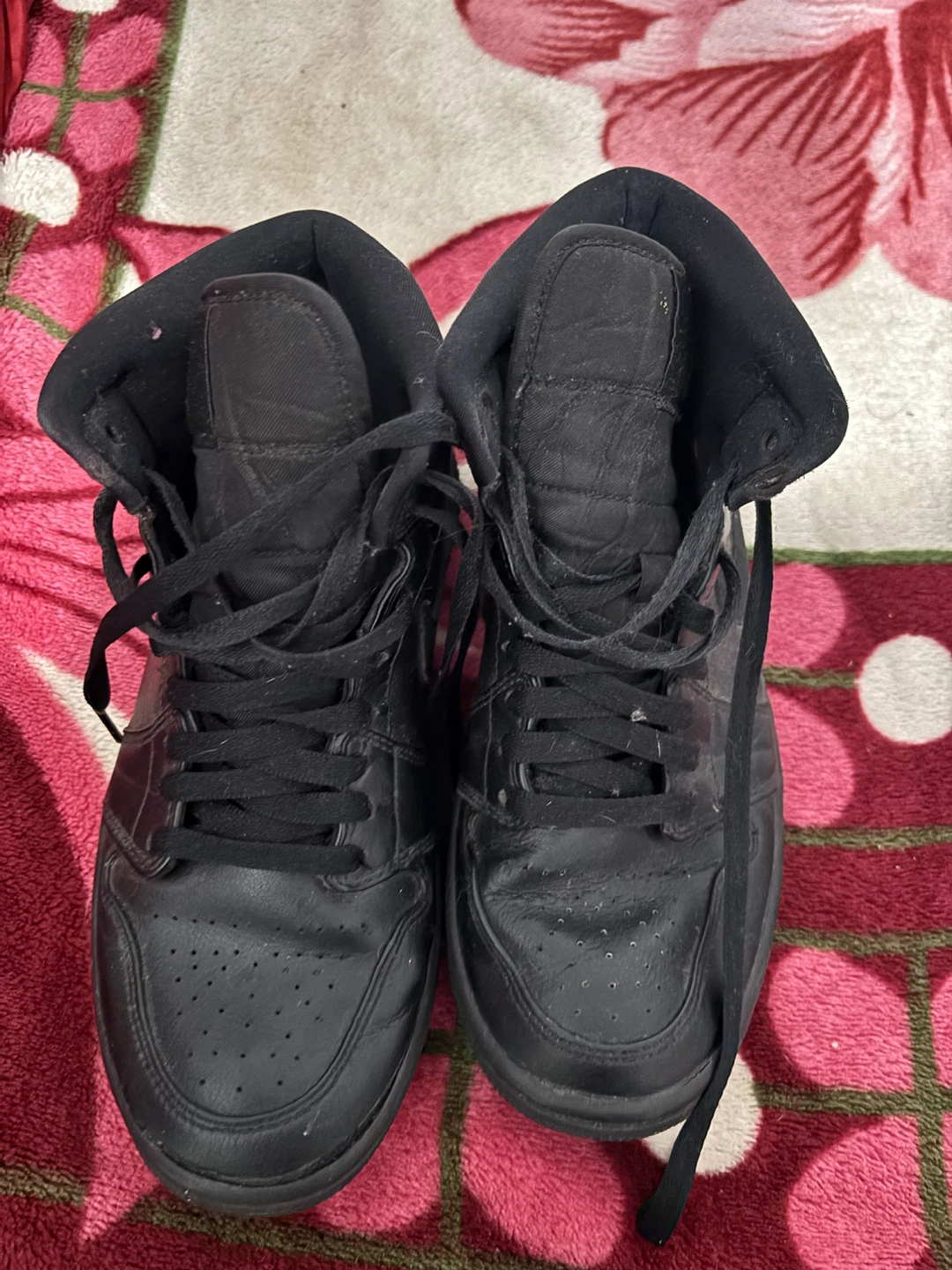 Black High-Top Sneakers