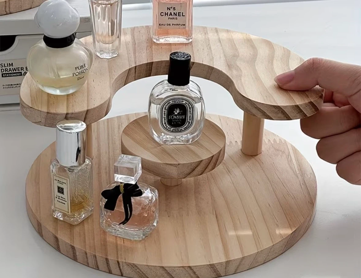 Wooden Perfume Display Stand