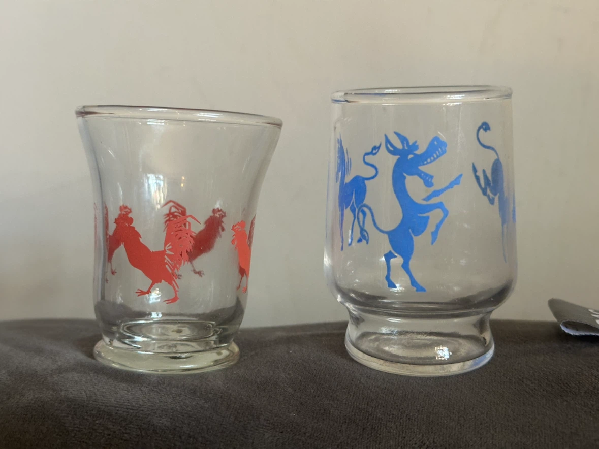 Vintage federal and dominion juice glasses - photo 2
