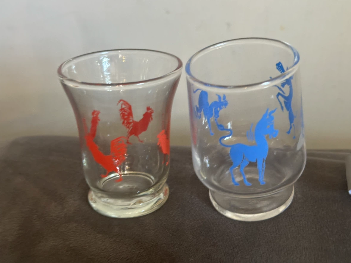 Vintage federal and dominion juice glasses - photo 4