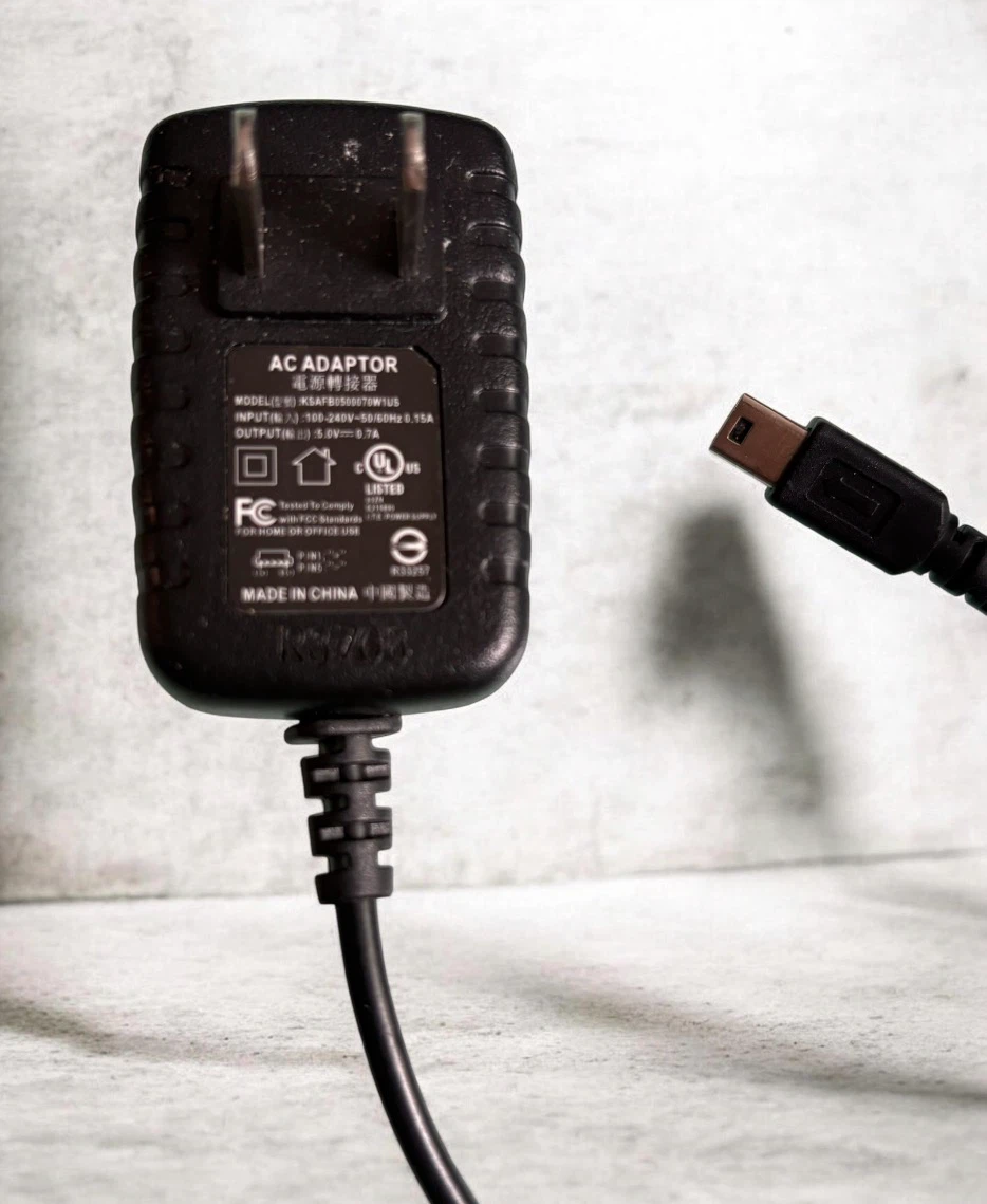 AC ADAPTOR Power Supply Charger Mini-USB