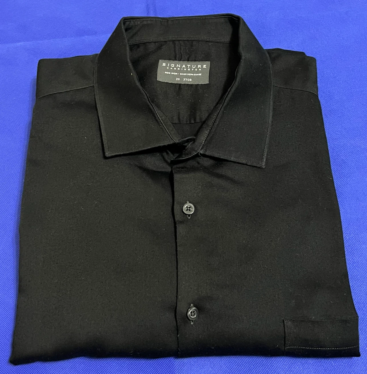 Signature Carrington Black Non-Iron Dress Shirt
