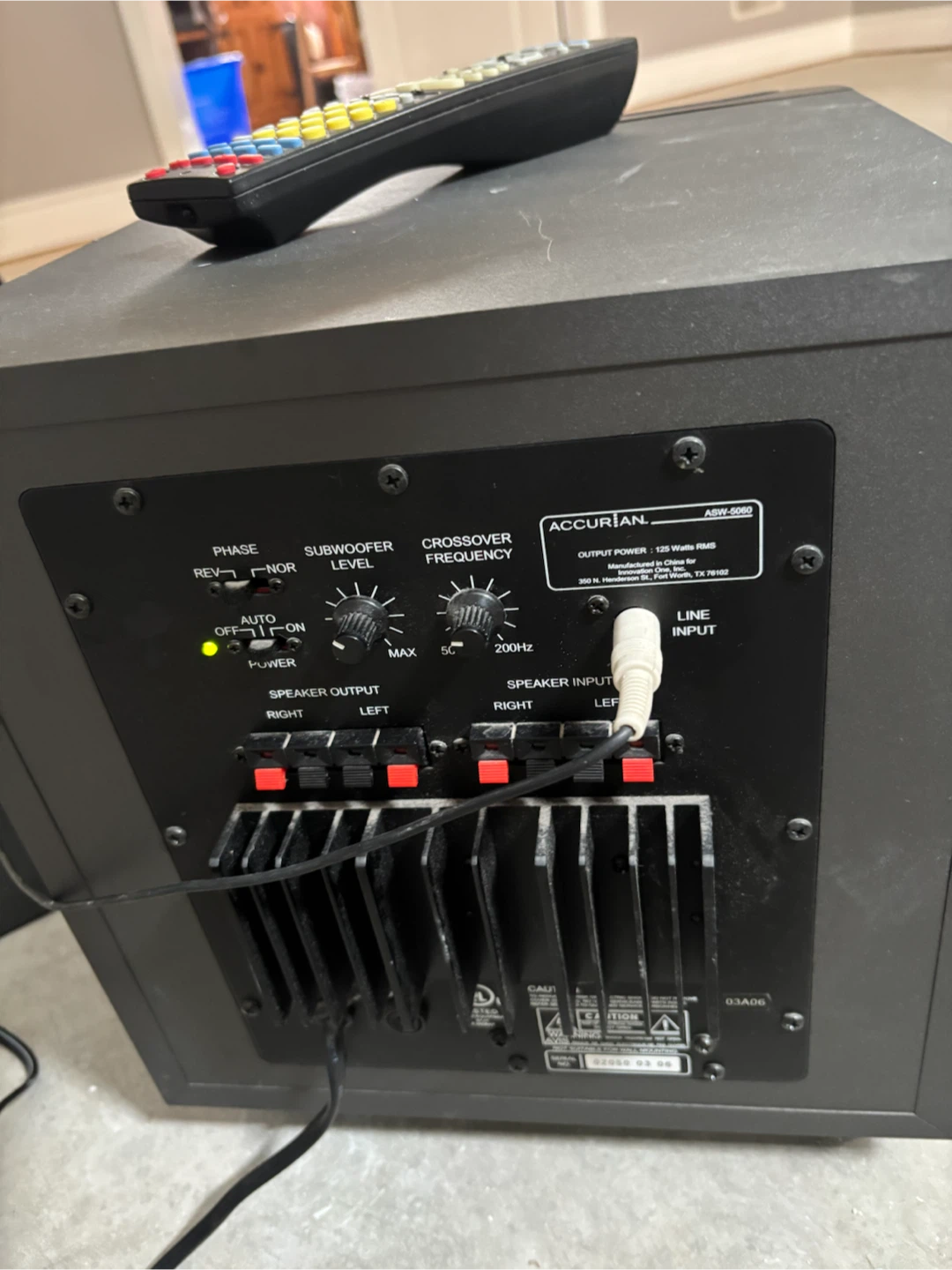 Denon AVR-1705 AV Receiver with Accurian Subwoofer - photo 3