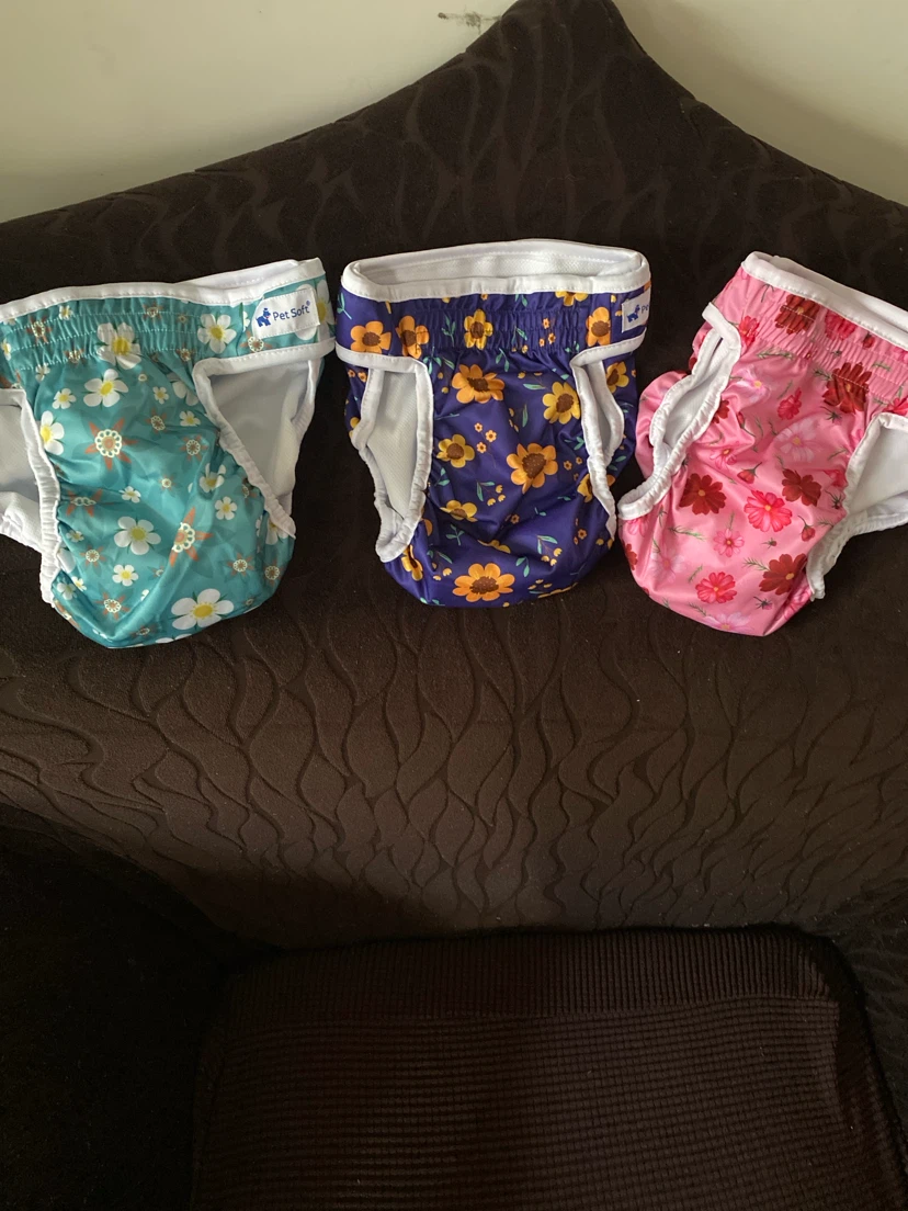 Pet Soft Dog Diapers - Pack of 3