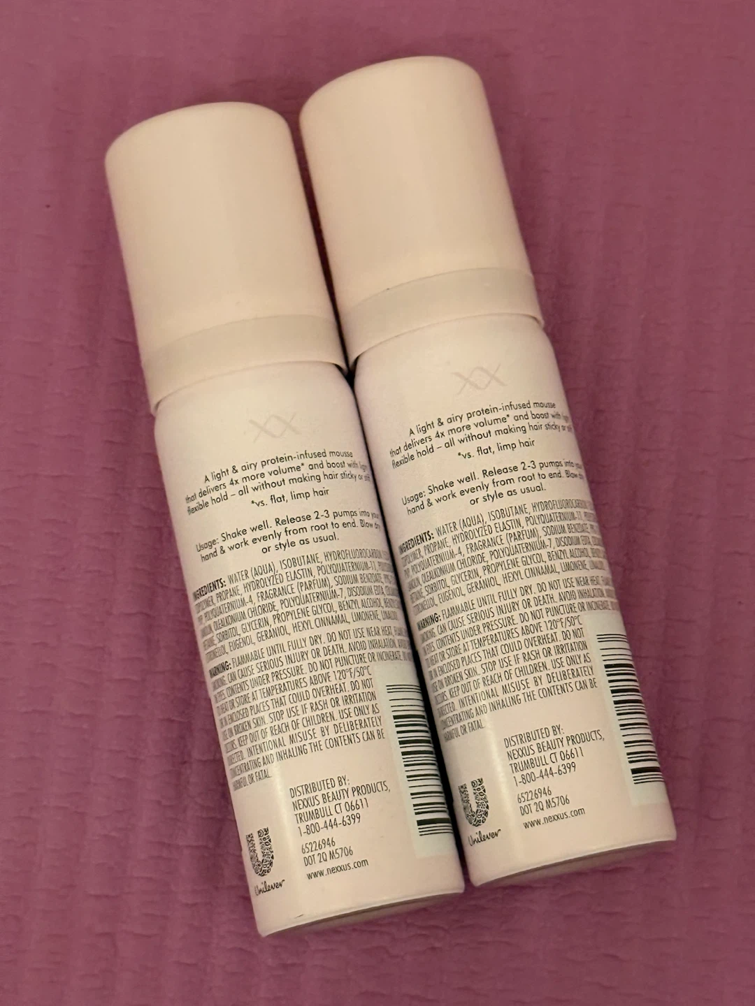 NEW✨NEXXUS Volume Medium Hold Mousse (2 oz each) - Pack of 2 - photo 2